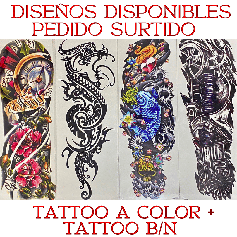 TATUAJES TEMPORALES X2 UND